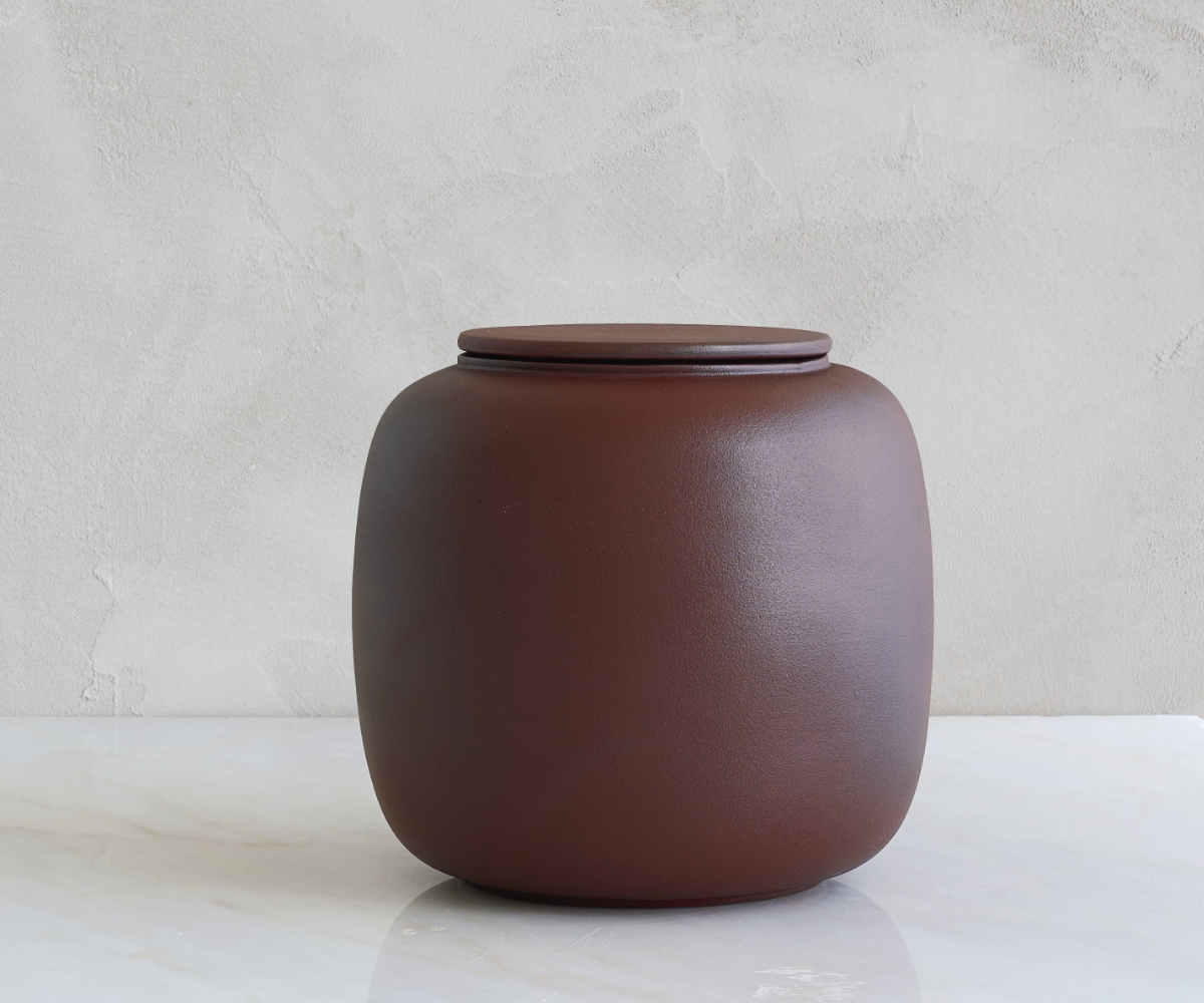 Seres urne — roodbruin engobe 3,8 liter
